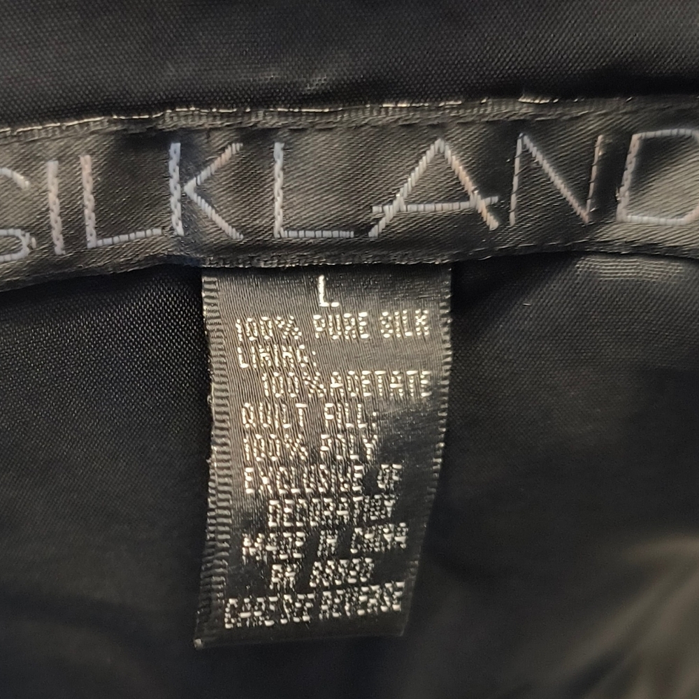 Silkland Lightweight Patchwork Quilted Jacket L 1… - image 7